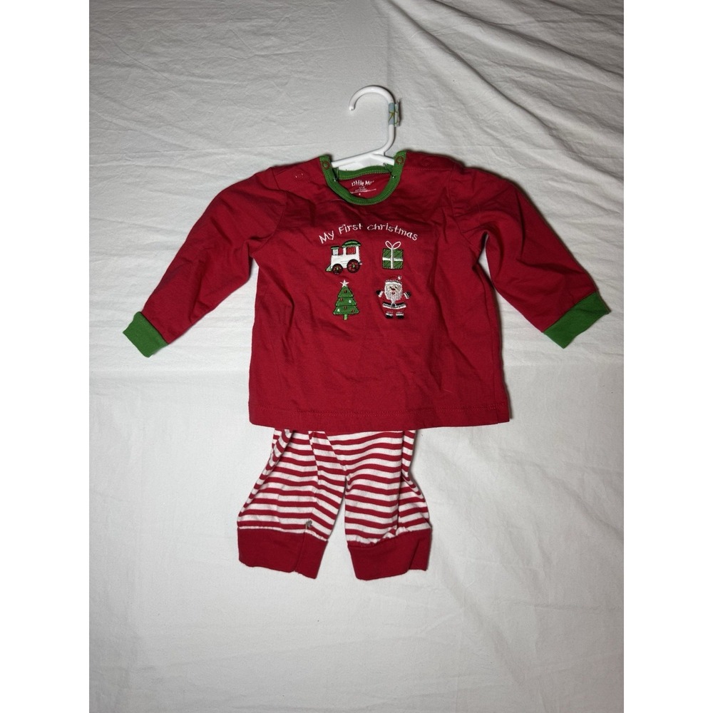 My First Christmas Outfit 12 Month Shirt and Pants Set